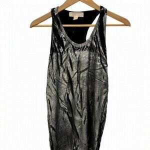 MICHAEL kors raceback metalic tanktop size small